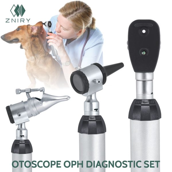 Otoscope Oph Diagnostic Set - 34 Piece Medical and Nursing Student Otoscope/Opthalmoscope Kit - with Plastic Case... - Image 6